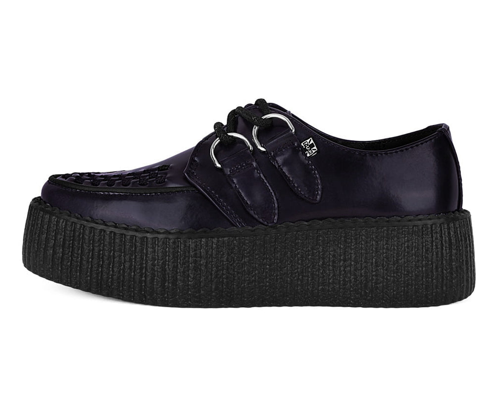 T.U.K. Shoes V3232 Purple Rub-Off Mondo Creeper
