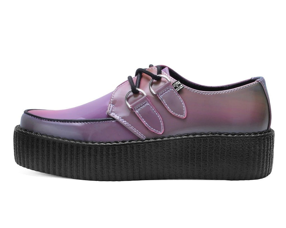 T.U.K. Shoes V3308 Rainbow Iridescent Viva Mondo Creeper