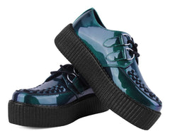 T.U.K. Shoes V3201 Emerald Metallic Viva Mondo Creeper